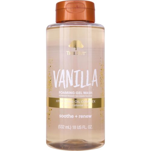 Tree Hut Vanilla Foaming Gel Wash | Cleanse and Soften Skin Without Stripping Moisture | Made with our Hydrating Oil Complex | 18 fl oz.