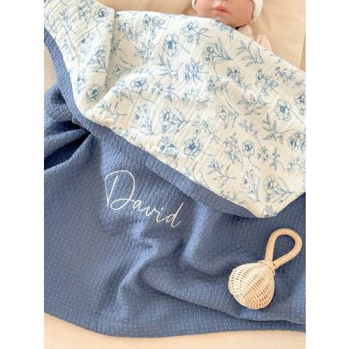 Baby Blanket - Flower of Ink – Mouliss