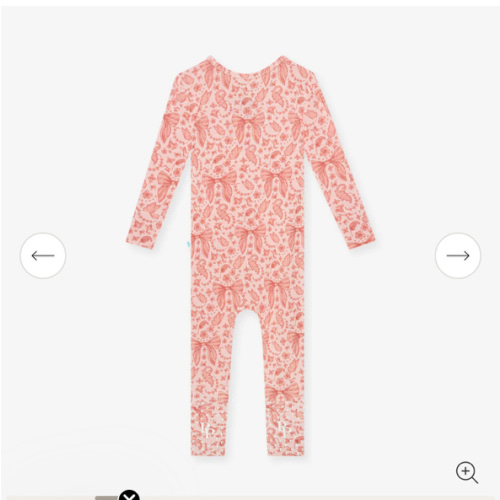 Floral Ribbons Pink Baby Convertible Sleeper | Adelaide