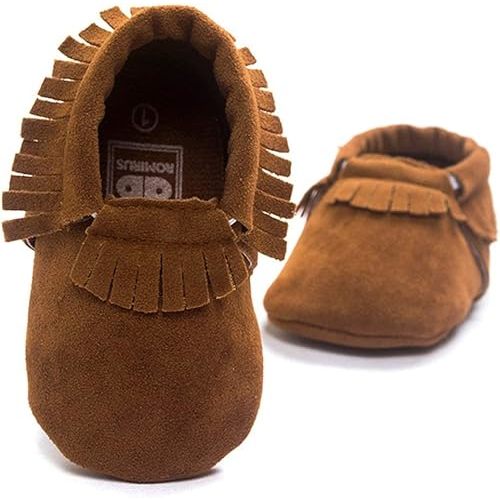 Meckior Bowknot Moccasins - 6-12M | Coffee