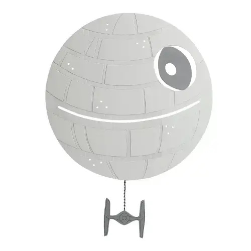 Star Wars Signature LED Light-Up Death Star Wall Decor/Art – Lambs & Ivy