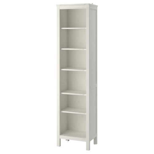 HEMNES Bookcase - white stain 19 1/4x77 1/2 "