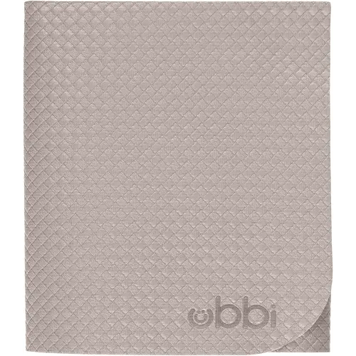 Ubbi On-The-Go Diaper Changing Baby Mat, Soft and Comfortable Diaper Bag Accessory Must Have for Newborns, Easy to Clean, Portable Folding Pad, Baby Traveling Accessories, Taupe