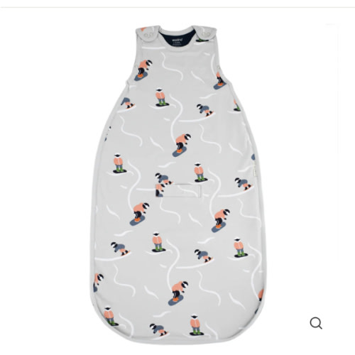 4 Season® Ultimate Baby Sleep Bag, Merino Wool & Organic Cotton, Snowboarder
