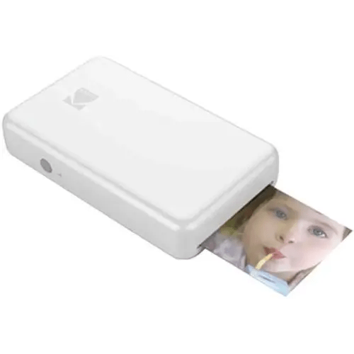 Zink Kodak Mini 2 HD Wireless Portable Mobile Instant Photo Printer, Print Social Media Photos, Premium Quality Full Color Prints – Compatible w/iOS & Android Devices (White)