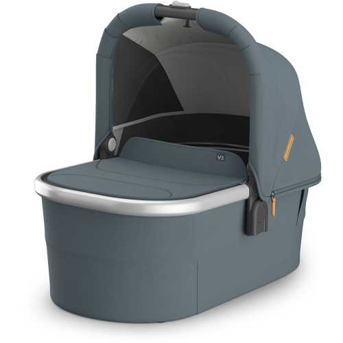 UPPAbaby Vista, Cruz, Ridge Bassinet V3 - Callum (Stone Blue / Silver Frame)