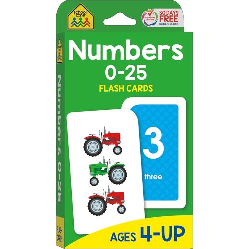 School Zone Numbers Flash Cards: Toddler, Preschool, Kindergarten, Learn Math, Addition, Subtraction, Numerical Order, Counting, Problem Solving, Ages 4+, Packaging May Vary Cards – June 27, 2019