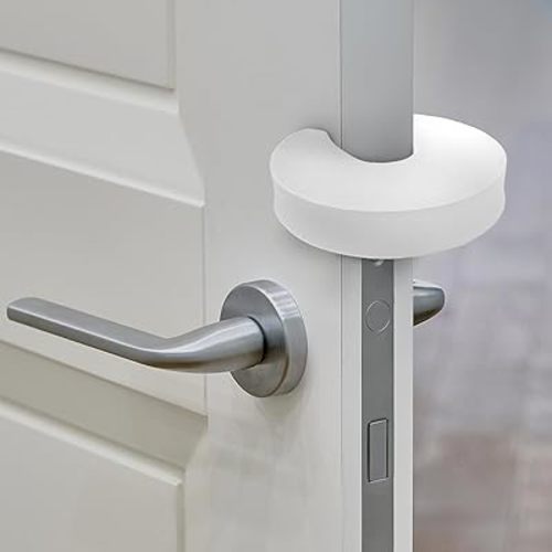 6 Pack Door Pinch Guard with Thickened EVA for Stronger Protection, Baby Proof Door Stopper, Baby Safety Finger Pinch Guard, Soft and Non-Toxic