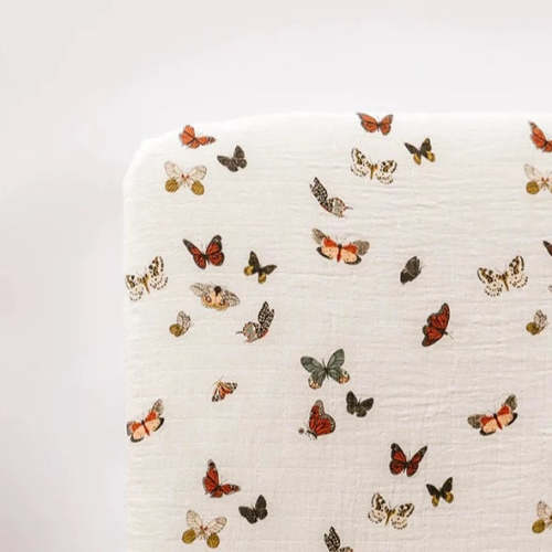 Clementine Kids Butterfly Migration Crib Sheet – oh baby!