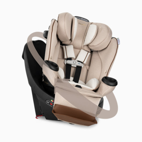 Gold Revolve 360 Extend Rotational All-in-One with SensorSafe - Champagne With Green & Gentle Fabric