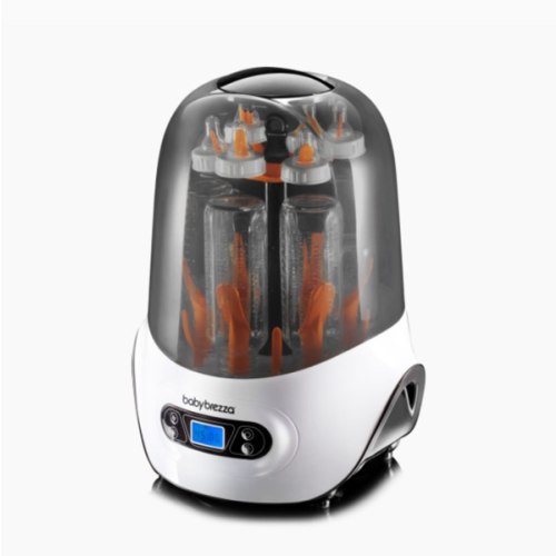 Baby Brezza Baby Bottle Sterilizer and Dryer Machine – Electric Steam Sterilization - Universal Fit - Pacifiers, Glass, Plastic, and Newborn Feeding Bottles