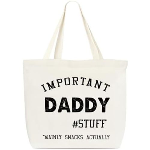 Canvas Tote Bag, Important Stuff Tote Bag, Library Shoulder Bag For Men Women