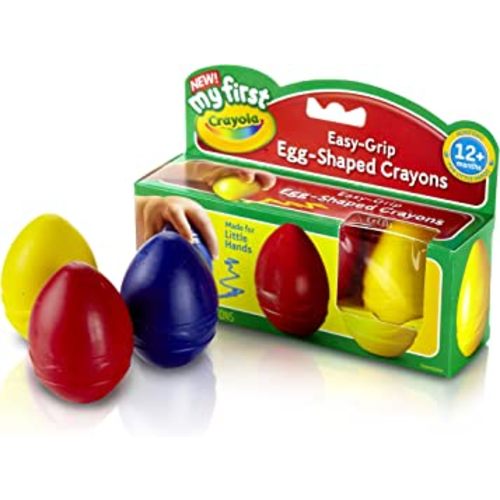 Crayola My First Egg Crayons, Easy-Grip
