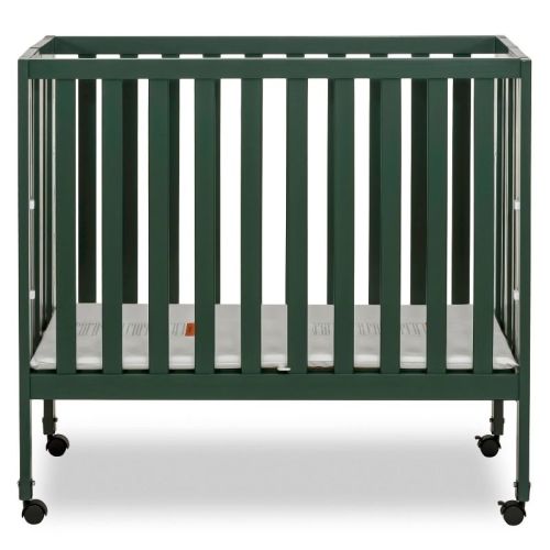Dream On Me Jett Non-full Size Folding Crib - Olive