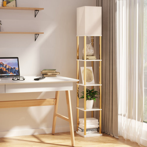 Everly Quinn LED Column Floor Lamp & Reviews | Wayfair