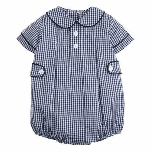 Nicholas Bubble - Navy Gingham