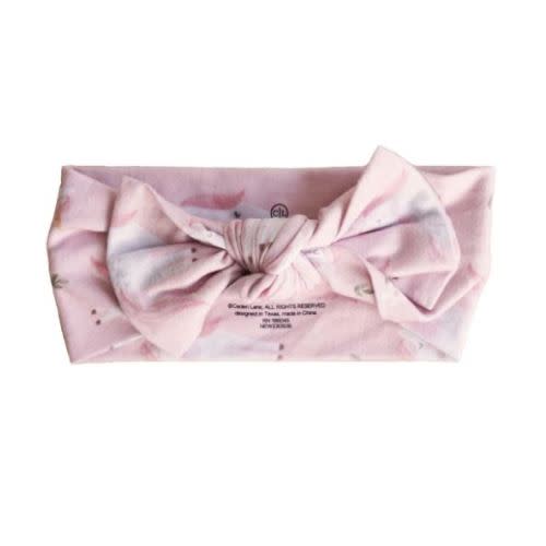 Sweet Unicorn Knit Large Bow Headwrap