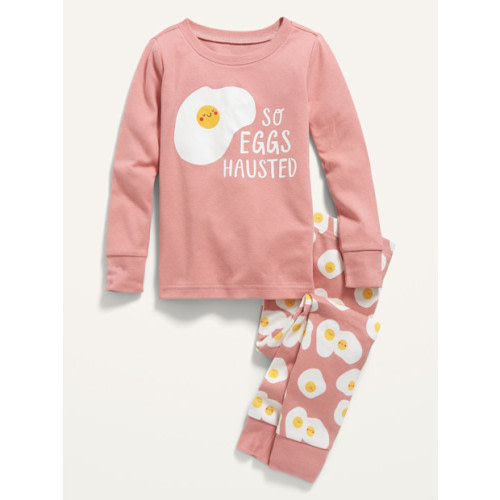 Snug-Fit Graphic Pajama Set for Toddler & Baby