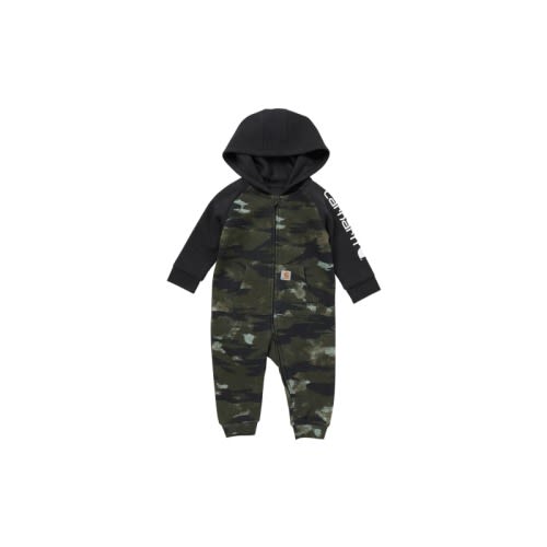 Carhartt Zip-Front Camo Long-Sleeve Coveralls for Babies