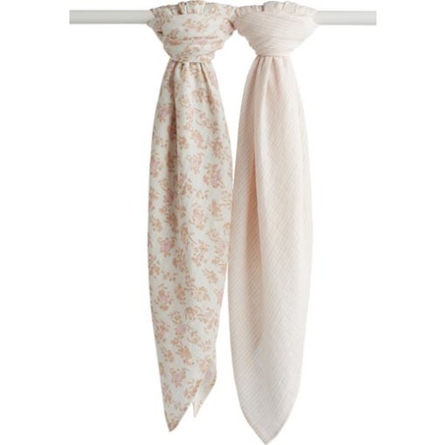 2-Pack Assorted Muslin Swaddles