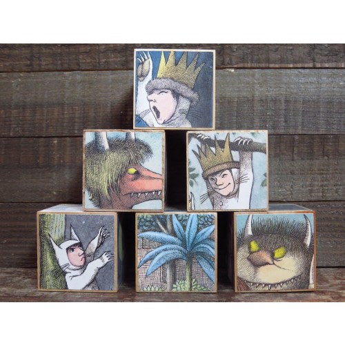 Where the Wild Things Are / Storybook Blocks / Classic Storybooks / Storybook Baby Shower / Max / Building Blocks / Vintage Books