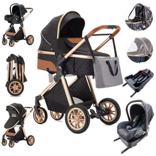 Premium 3-in-1 Baby Stroller Travel System For Newborns