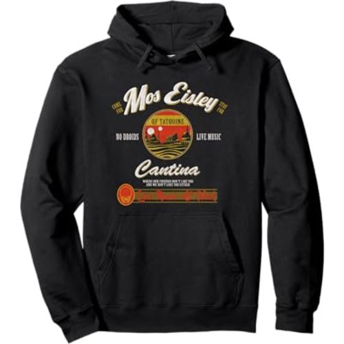 Star Wars Classic Mos Eisley Cantina Live Music All Week Ad Pullover Hoodie