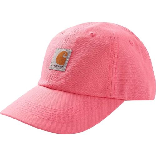 Carhartt Baby Girls' Signature Canvas Baseball Cap Hat - One Size - Pink Lemonade