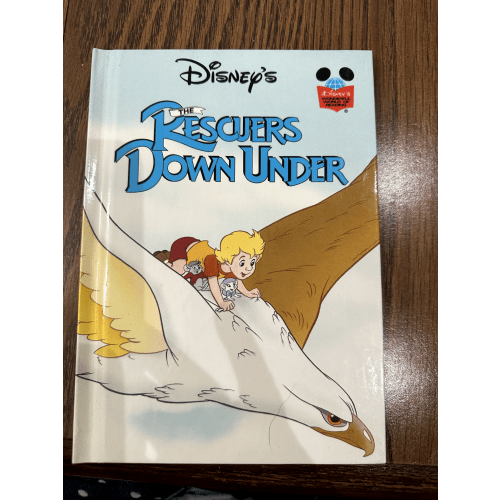 Disney's The Rescuers Down Under - HC 1993 Disney’s Wonderful World Of Reading