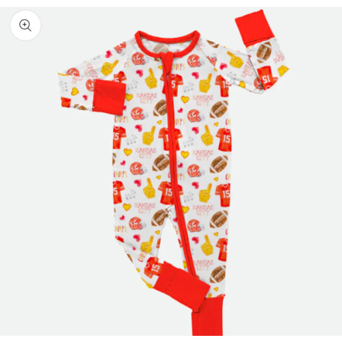 Kingdom Watercolor - Bamboo Zippy Romper