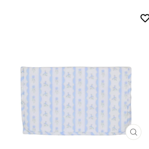 Changing Pad - Game Changer - Ribbon Floral Blue
