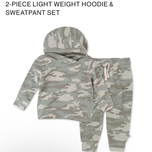 2-Piece Light Weight Hoodie & Sweatpant Set | Honest Baby Clothing
