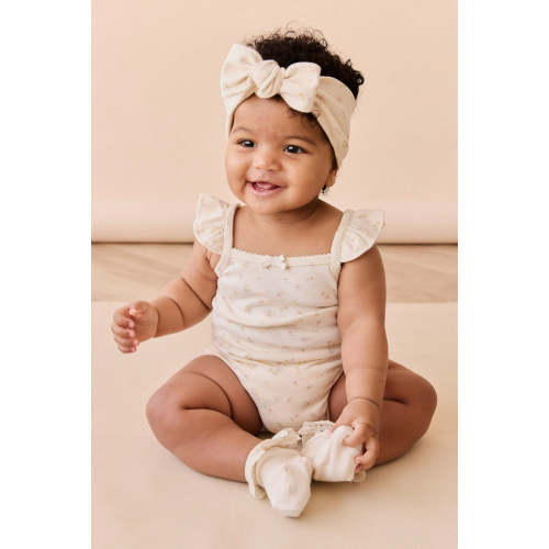 Organic Cotton Bettina Bodysuit - Briella Whisper – Jamie Kay USA