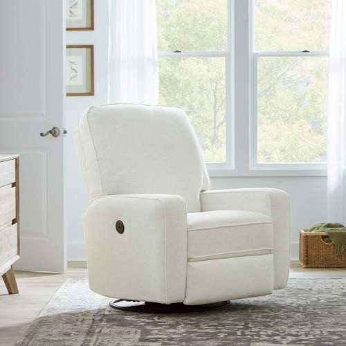 Dove - Best Chairs Bilana Powered Swivel Glider Recliner - Best Place To Buy Baby Cribs | Shop Baby Furniture