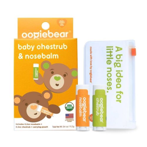 Oogiebear Organic Mini Nosebalm And Chestrub Baby Care Kit