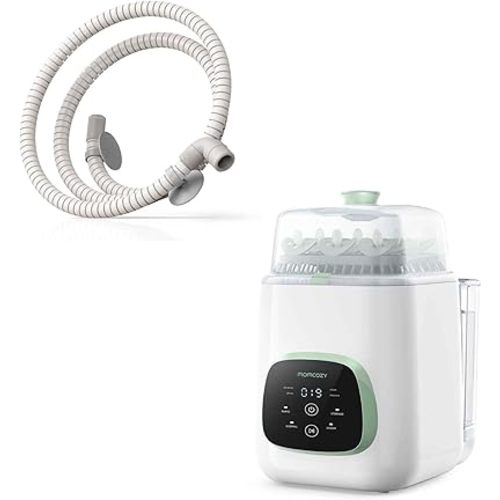 Momcozy KleanPal Pro Baby Bottle Washer & Momcozy Soft & Safe Drain Hose 1M