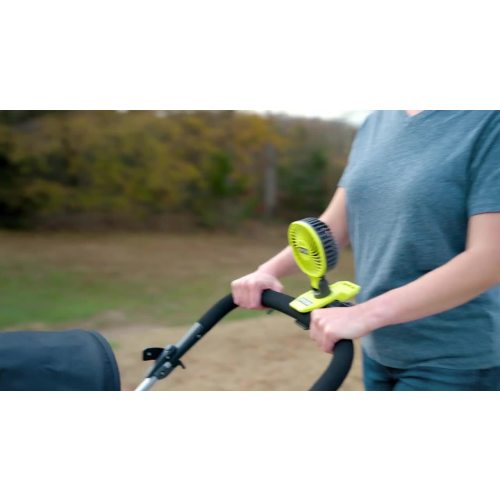 USB Lithium Clamp Fan Kit with 2.0 Ah USB Lithium Battery and Charging Cable