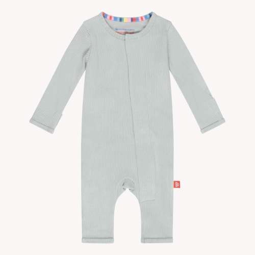 Magnetic Me — mist ribbed cotton magnetic fuss free coverall