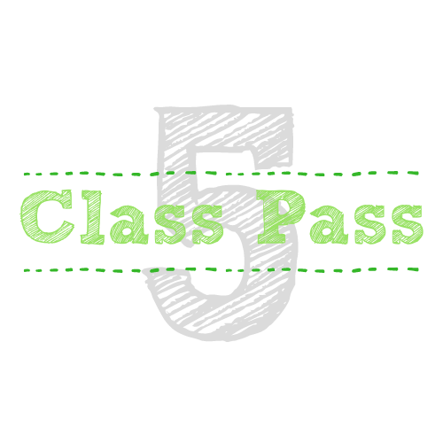 5 Music Class Punch Card