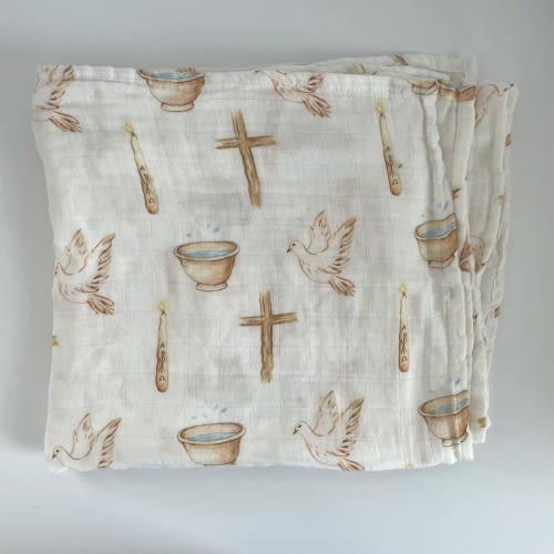 Baptism Swaddle Blanket