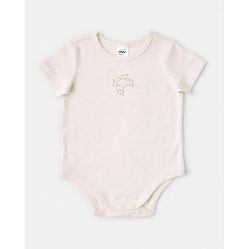 Cotton Short Sleeve Print Bodysuit - Kmart
