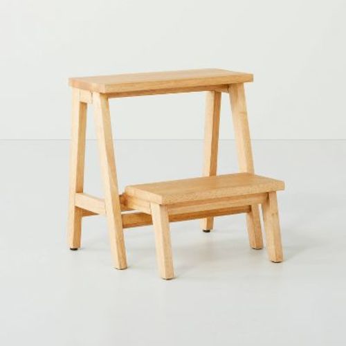 18" Wood Kitchen Step Stool - Natural - Hearth & Hand™ With Magnolia
