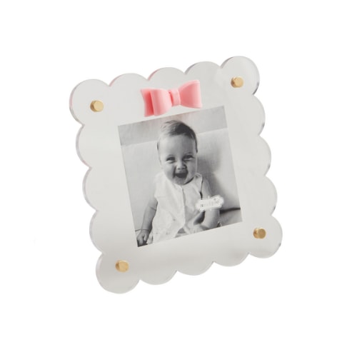 Square Acrylic Bow Frame | Mud Pie