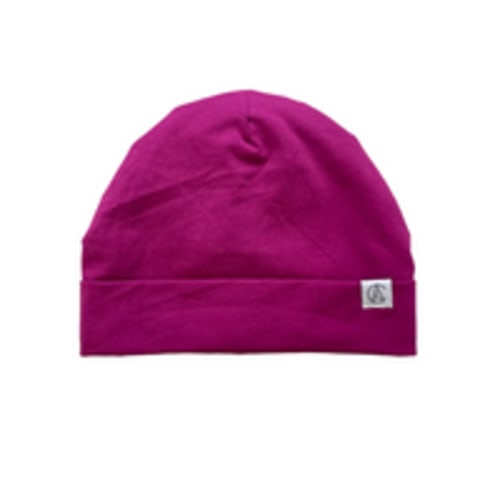 Satin Lined Jersey Beanie-Plum – Aarin & Co.