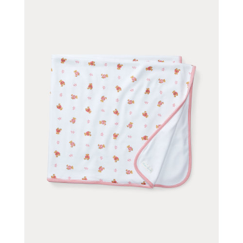 Pink Bear Reversible Blanket | Blankets & Swaddles ACCESSORIES | Ralph Lauren