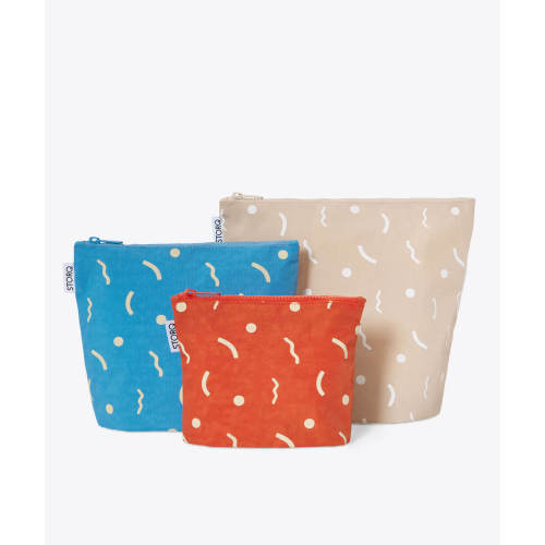 Sort It Out Pouch Set - Multi Squiggles