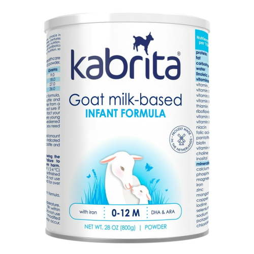 Kabrita Goat Milk Infant Formula, Non-GMO with DHA and ARA, Ages 0-12 Months, 28 oz Can