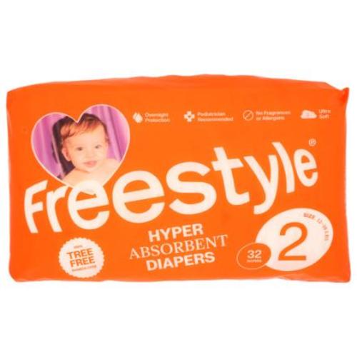 Bamboo Diaper Size 2 (12-18 Lbs) 32 Ct