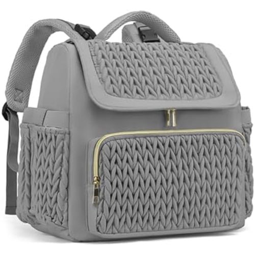 Diaper Bag Backpack,Baby Bag with Changing Pad,Travel Waterproof Diaper Bag Tote,Newborn Essentials Must Haves, Shower Gifts for boys & Girls, Grey