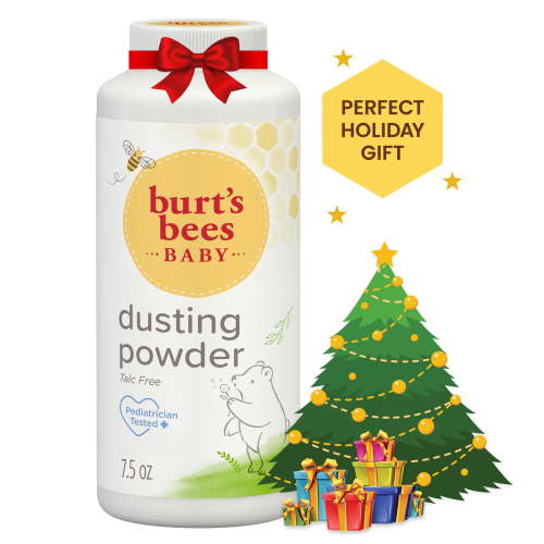Burt's Bees Baby Dusting Powder, 100% Natural Origin, Talc-Free, Pediatrician Tested, 7.5 Ounces